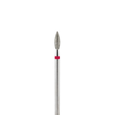 Fresa/Broca de diamante, forma de llama roja 2.5 8mm